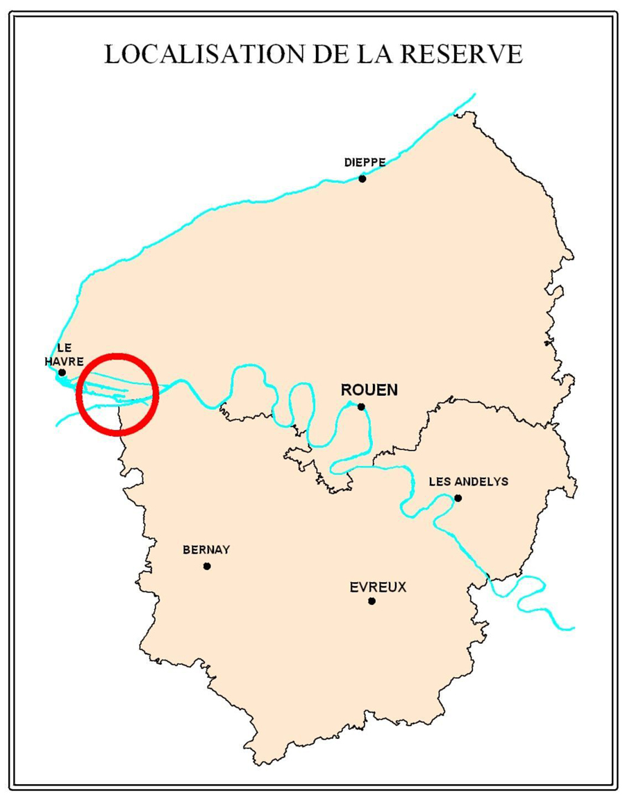 Localisation de la réserve