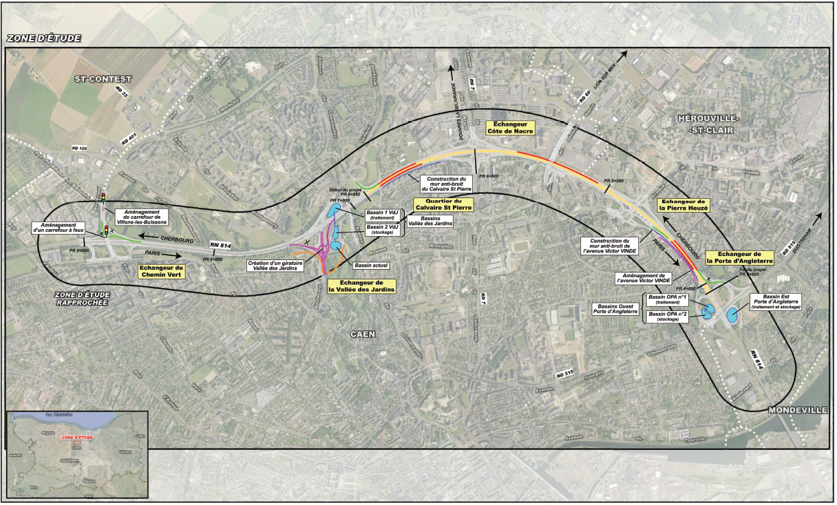 Agglomération de Caen : point d’étape sur les projets routiers