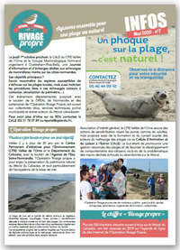 Illustration : bulletin : "Rivage propre" du mois de mai