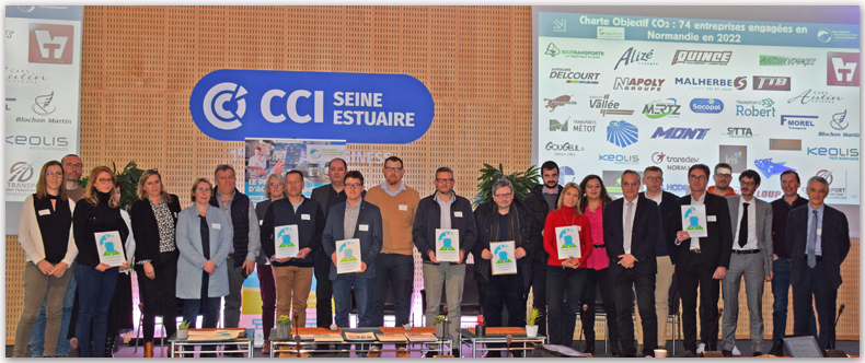 Cérémonie annuelle de signatures de chartes CO2, jeudi 15 Décembre 2022 au Havre Cérémonie annuelle de signatures de chartes CO2, jeudi 15 Décembre 2022 au Havre