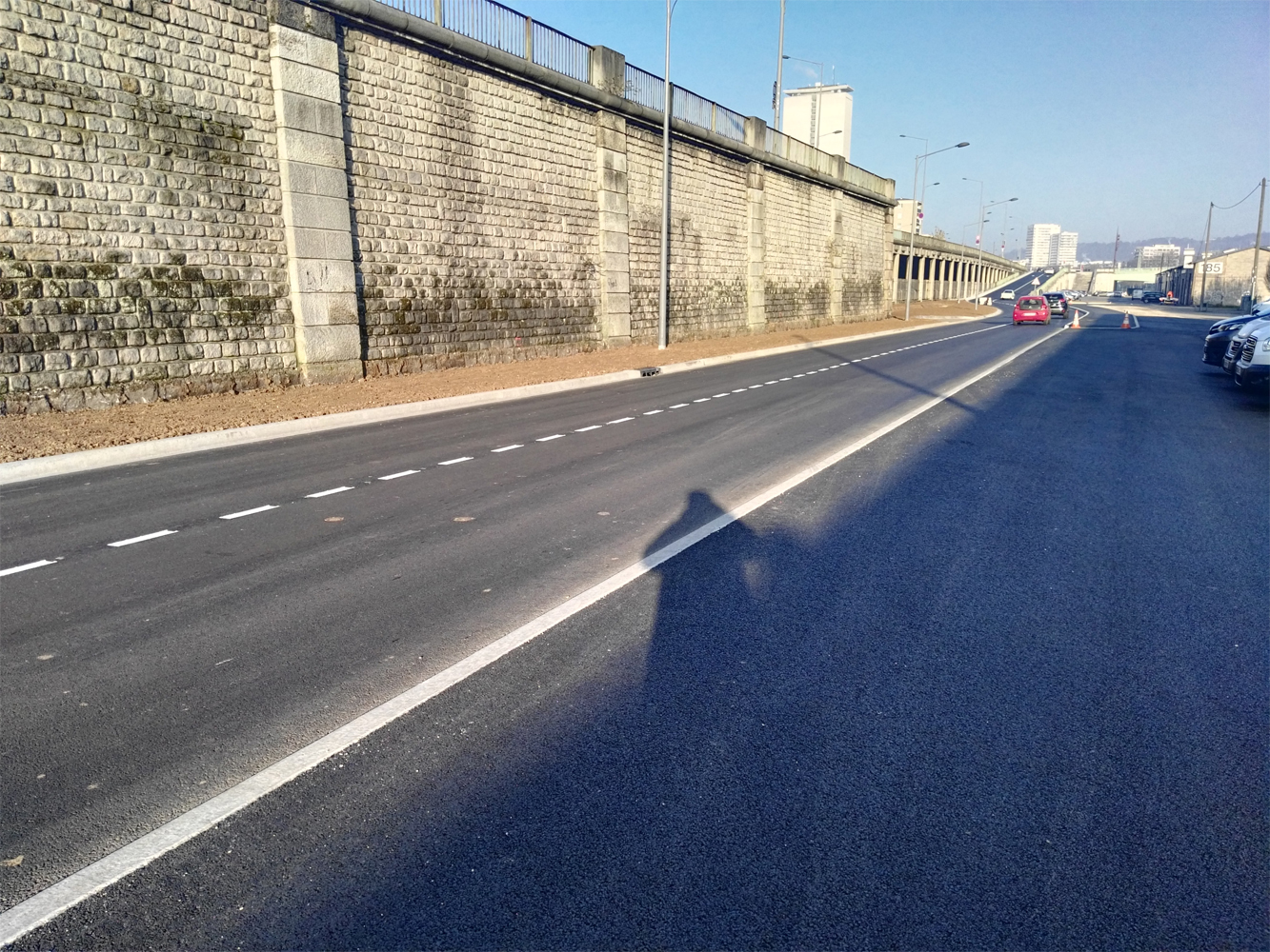 La tranchée ferroviaire couverte à Rouen rive droite