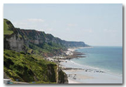 Les falaises « écorchées » entre le Havre et le Cap d’Antifer.