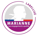 Logo Marianne - Les engagements qualité 