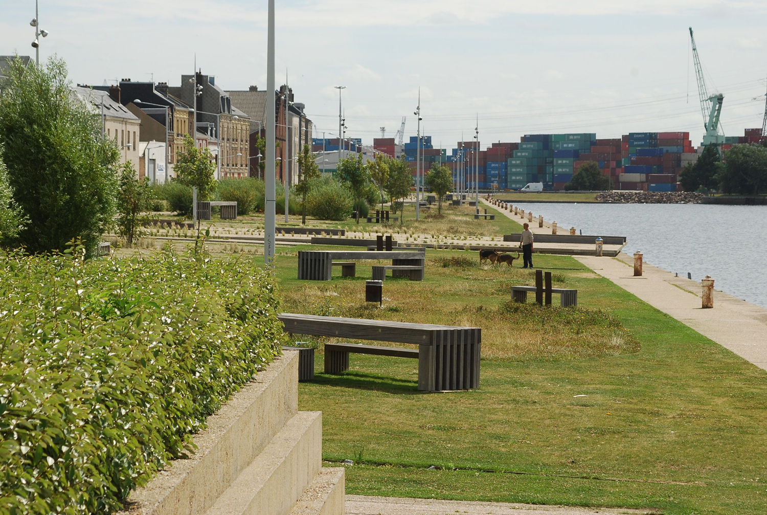 Paysage portuaire du Havre