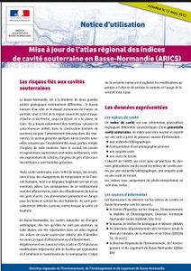 Notice de l'atlas cavités