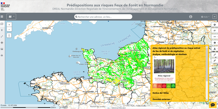 Feux de forêt et de végétation en Normandie, le premier atlas régional pour mieux comprendre et prévenir le risque