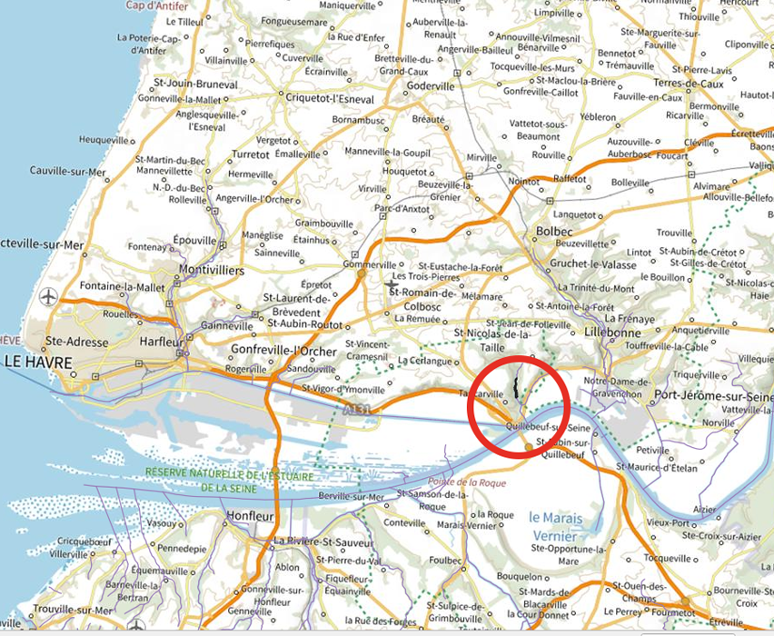 Localisation du site