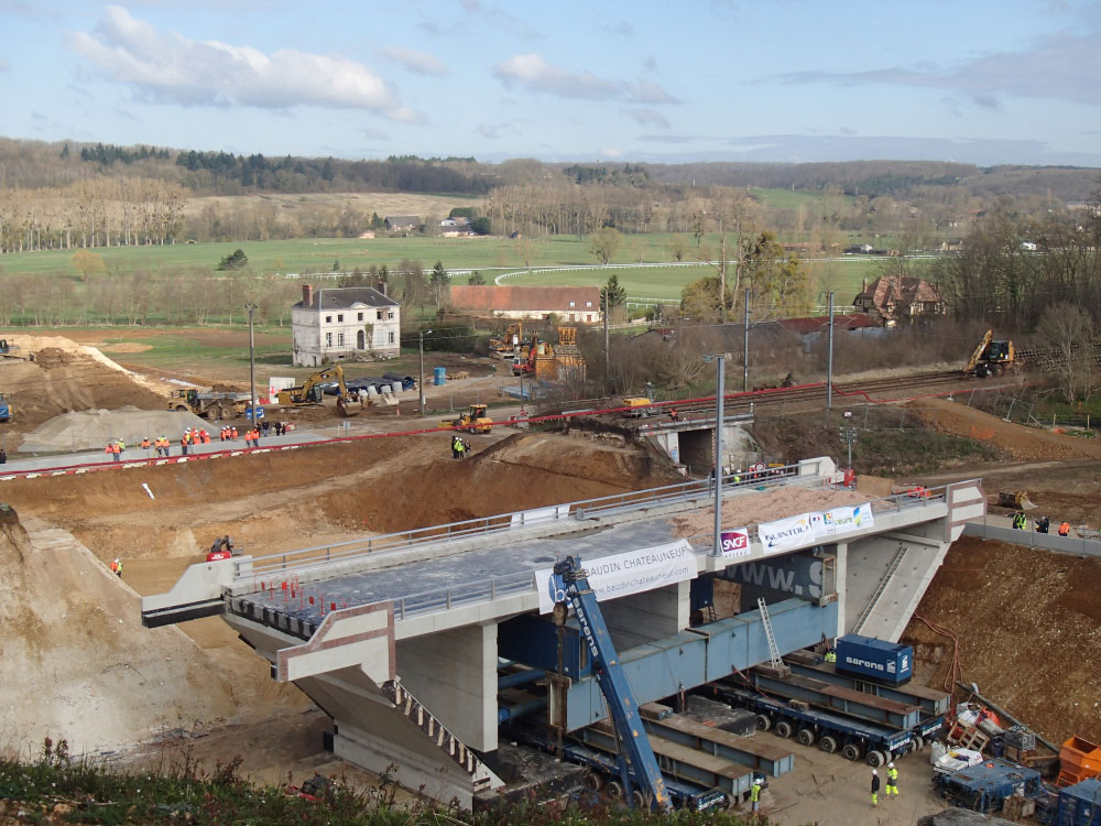 Construction du Pont ferroviaire