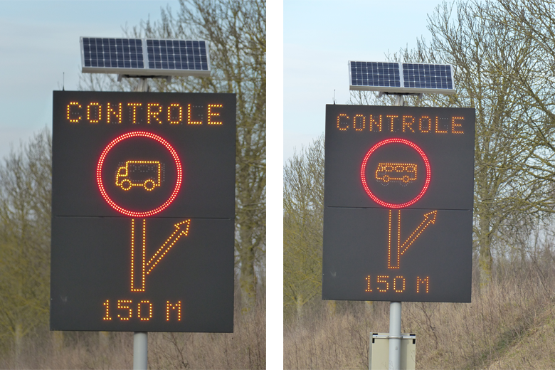 Injonctions affichées sur panneaux