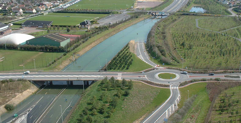 Inondation du périphérique sud de Caen (14) en 2001 | DDTM 14