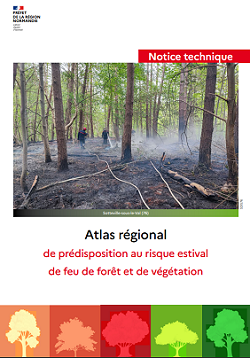 Miniature de la notice technique de l'atlas régional Feux de forêt