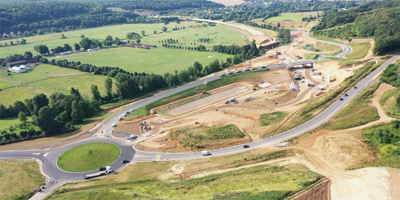 Rétablissement de la RD55 reliant Arnières-sur-Iton et Évreux